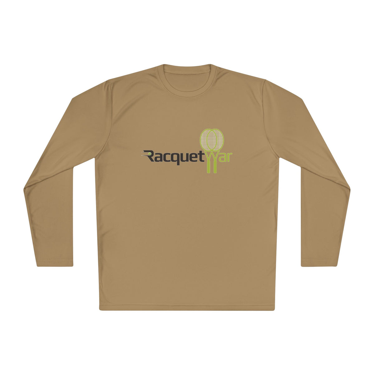 Racquet War Tennis Logo Long Sleeve Athletic Tee