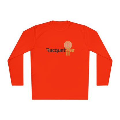 Racquet War Tennis Logo Long Sleeve Athletic Tee