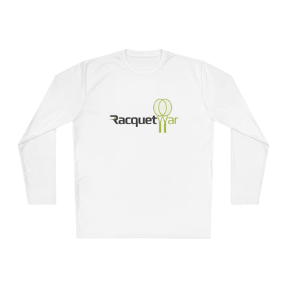 Racquet War Tennis Logo Long Sleeve Athletic Tee