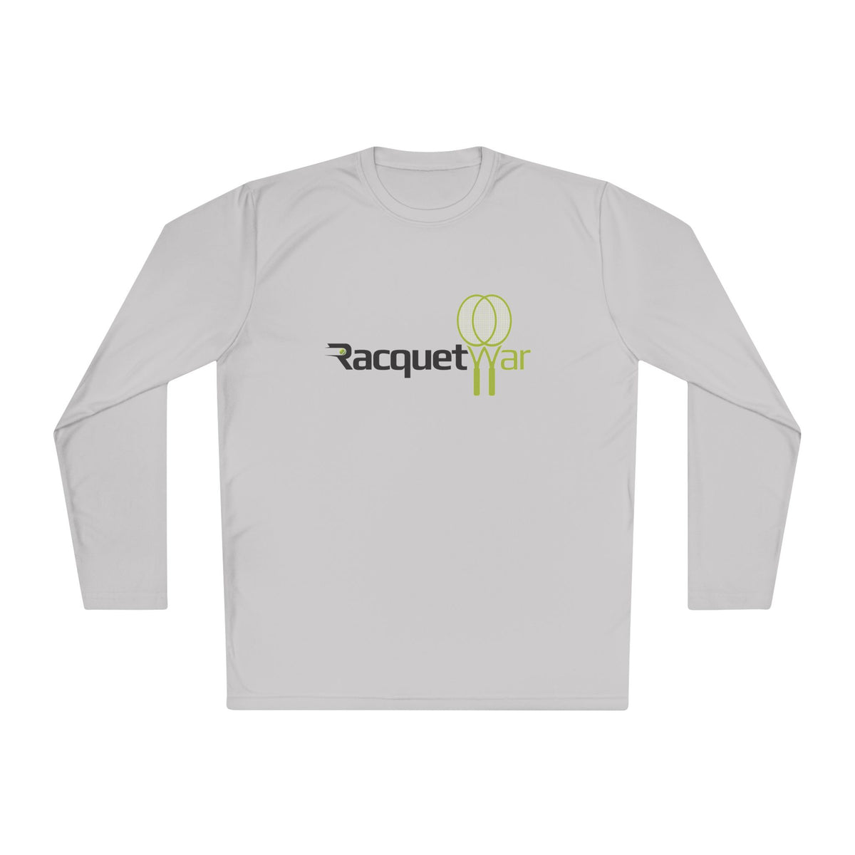 Racquet War Tennis Logo Long Sleeve Athletic Tee