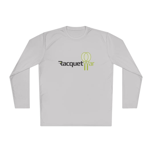 Racquet War Tennis Logo Long Sleeve Athletic Tee